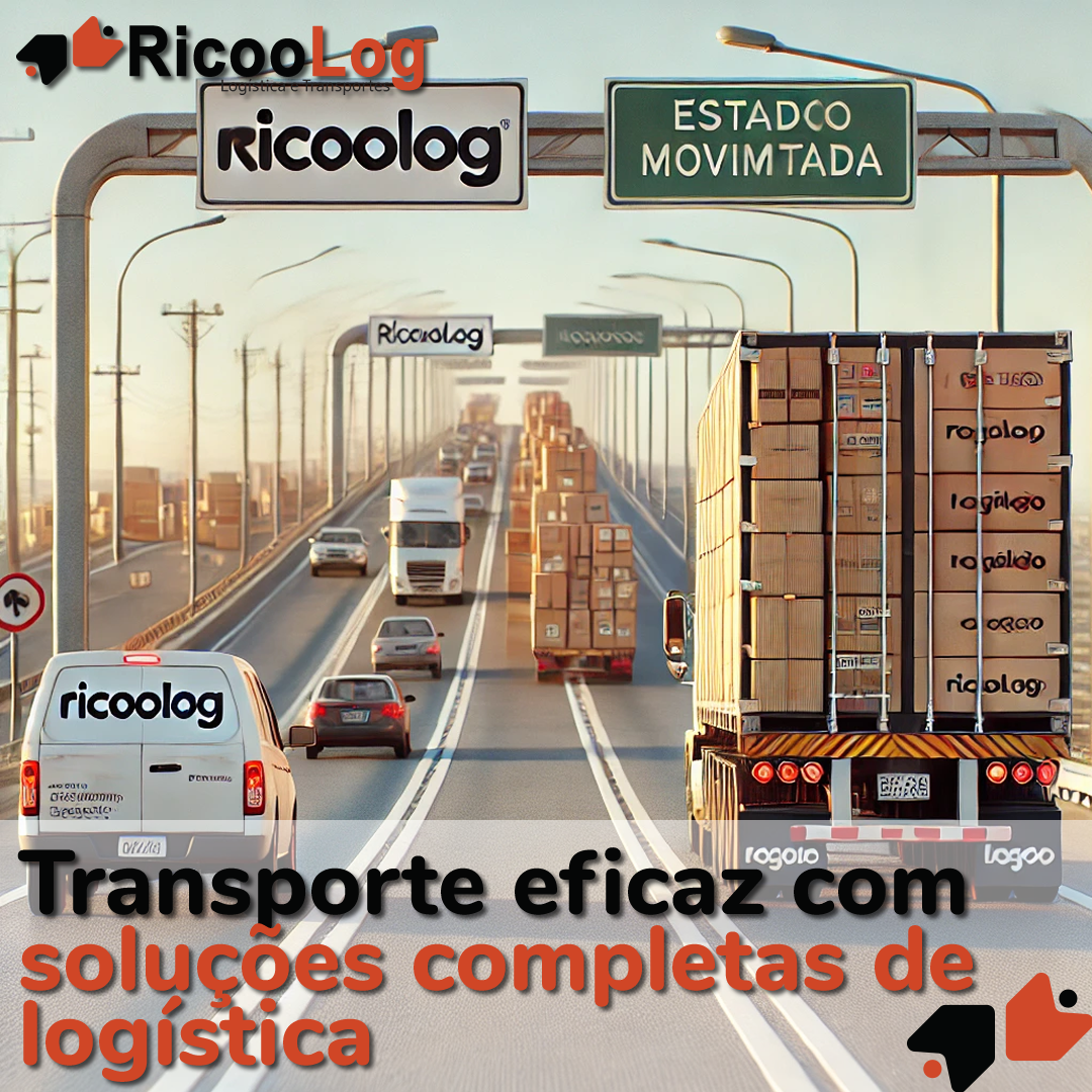 Transporte eficaz com soluções completas de logística