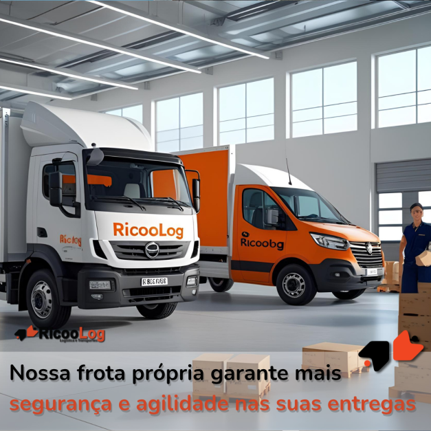 Nossa frota própria garante mais segurança e agilidade nas suas entregas