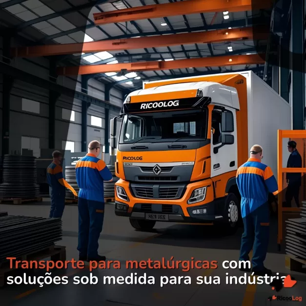 Transporte para metalúrgicas com soluções sob medida para sua indústria