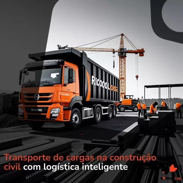 Transporte de cargas na construção civil com logística inteligente