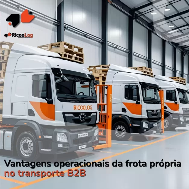 Vantagens operacionais da frota própria no transporte B2B