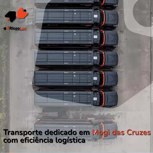 Transporte dedicado em Mogi das Cruzes com eficiência logística